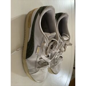 Puma Shoes Womens7.5 Jada Lace Up Athletic Low Sneakers 383929-01 White Leather